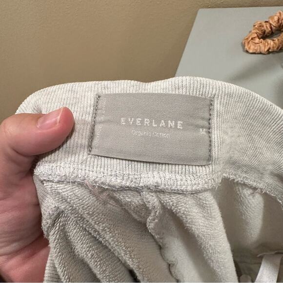 Everlane Gray Organic Cotton Wide Leg Sweatpants Medium - Picture 10 of 11